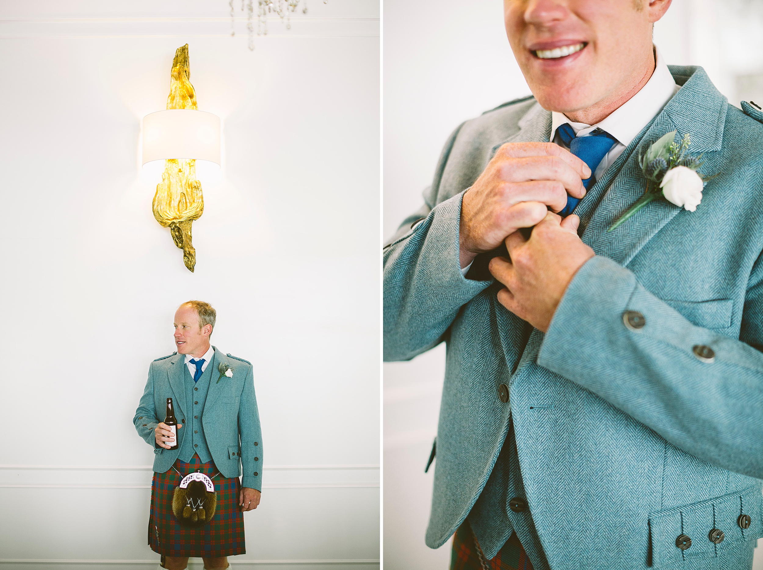 groom in kilt elora mill