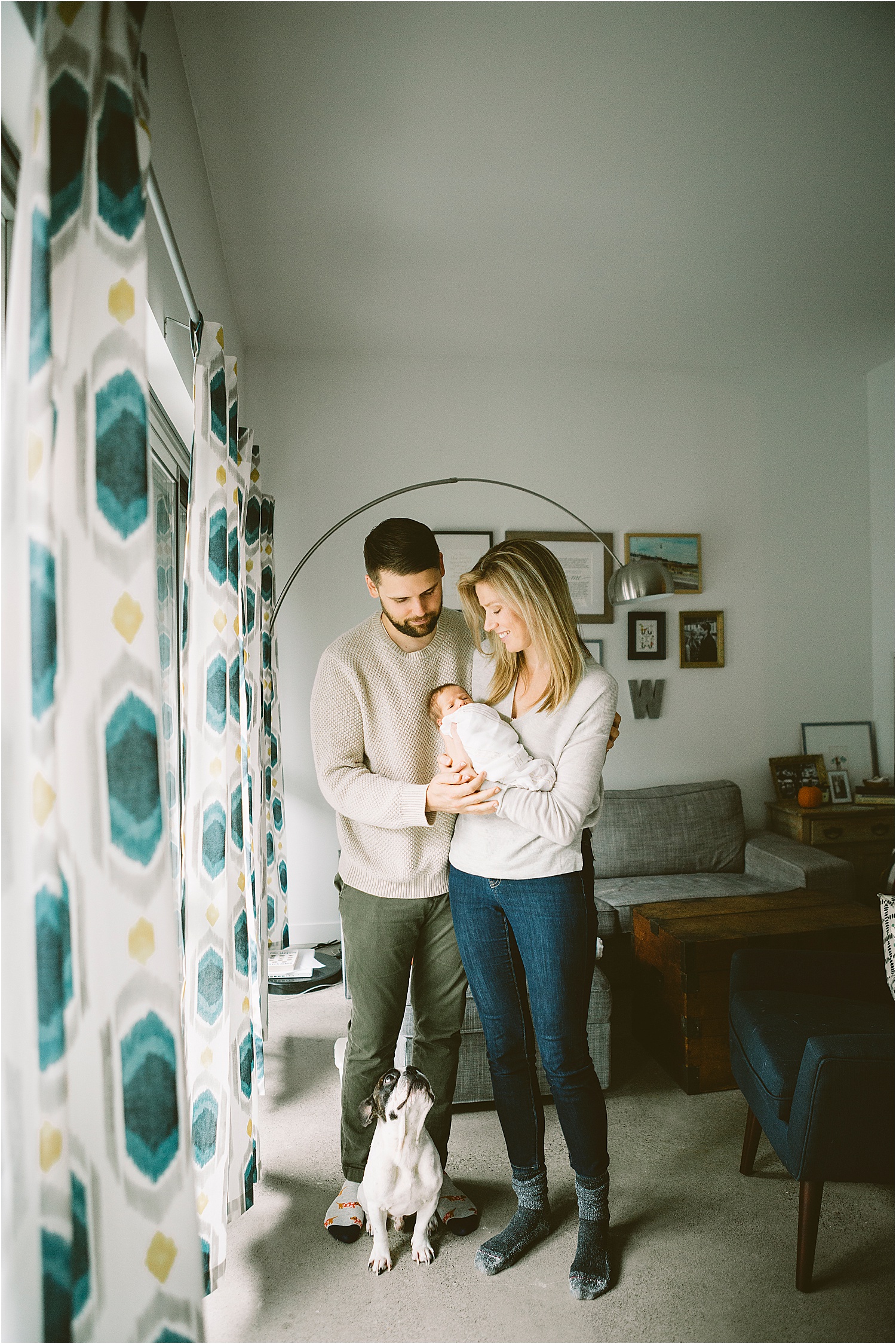 Toronto condo lifestyle newborn session